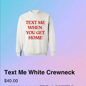 indy blue lonely ghost crewneck